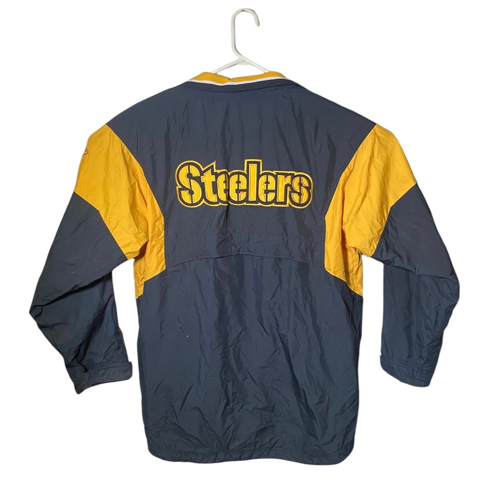 NFL Reebok On Field Apparel Pittsburgh Steelers Sweater Size Medium Zip Up - Picture 11 of 11